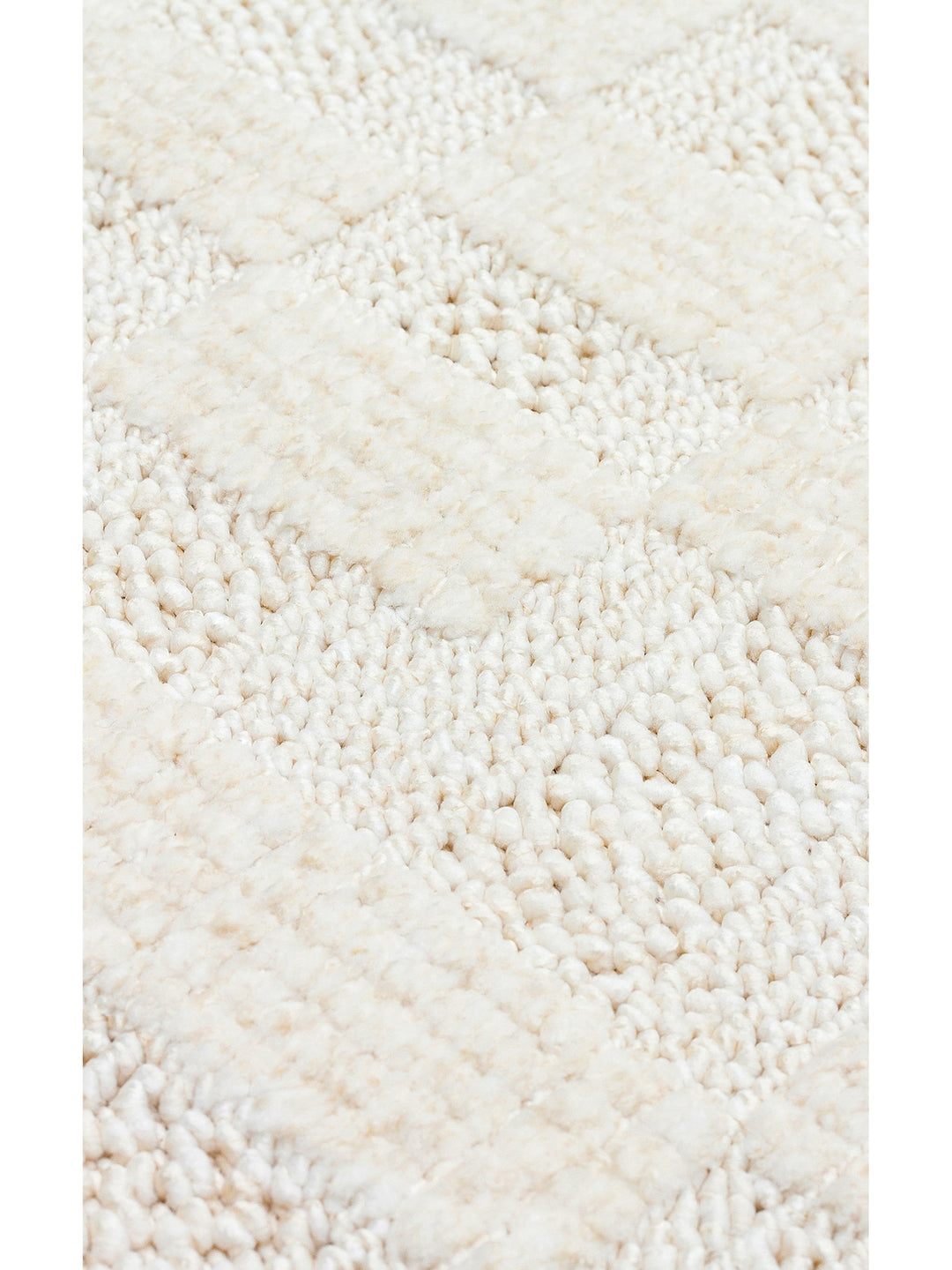 Style Fluff Dust Vezmez Soft Textured Living Room Hall Hallway Entrance Modern Carpet 02 WHITE