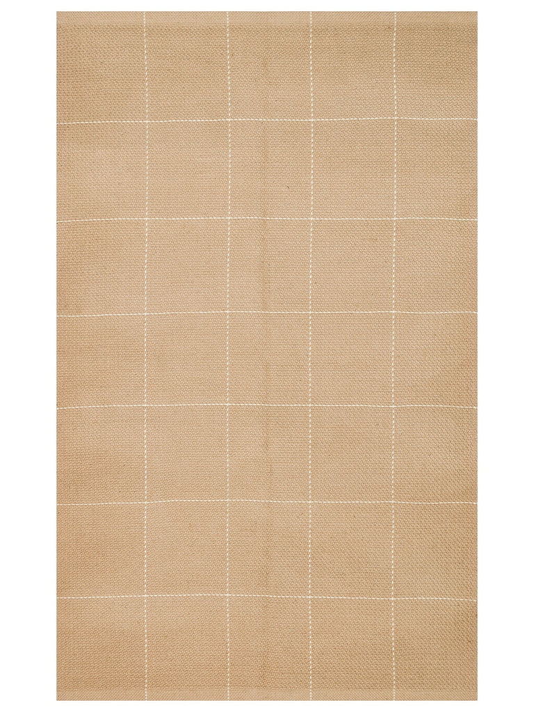 Agra %100 Naturel Jüt ve Pamuk Çift Taraflı Oturma Odası Koridor Mutfak Balkon Modern Kilim 1WH