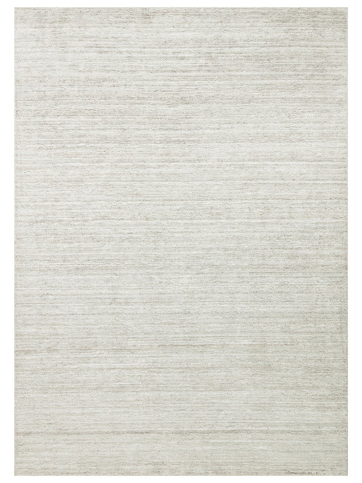 Amore Serisi %100 Naturel Muz İpeği Viskon ve Yün Karışımı Salon Oturma Odası El Dokuma Halı BEIGE - Carpetdocia
