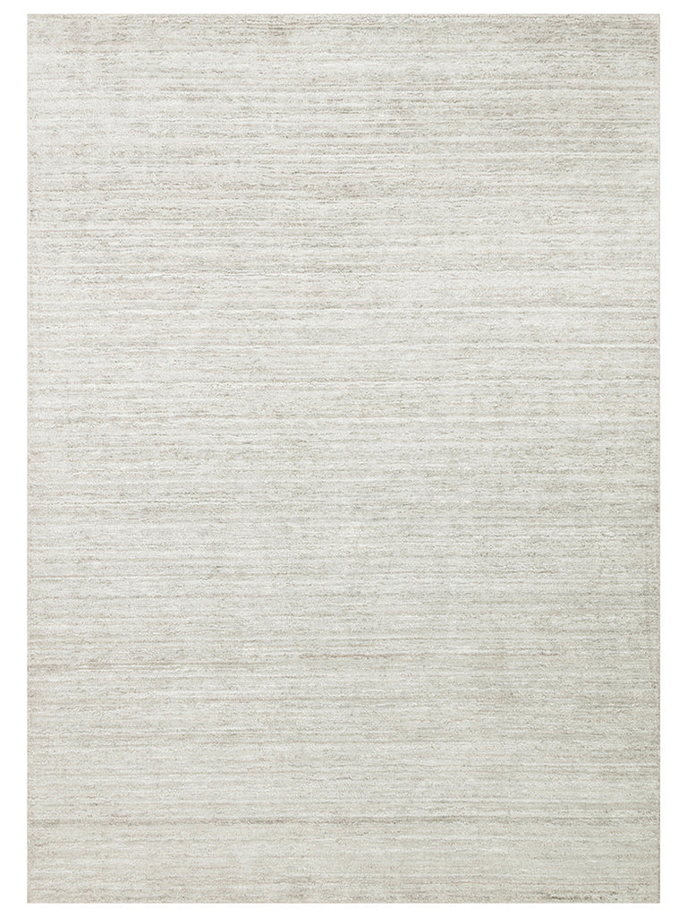 Amore Series 100% Natural Banana Silk Viscose and Wool Blend Living Room Hand Woven Carpet BEIGE