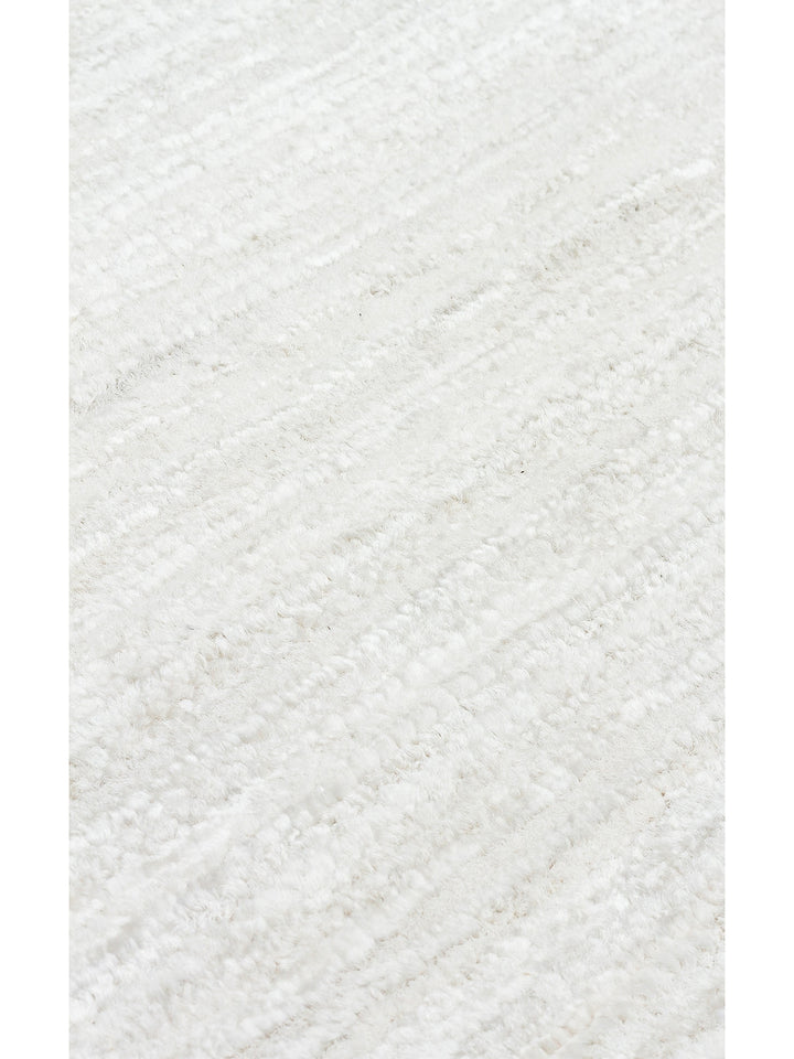 Amore Serisi %100 Naturel Muz İpeği Viskon ve Yün Karışımı Salon Oturma Odası El Dokuma Halı IVORY - Carpetdocia