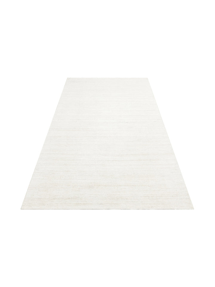 Amore Serisi %100 Naturel Muz İpeği Viskon ve Yün Karışımı Salon Oturma Odası El Dokuma Halı IVORY - Carpetdocia