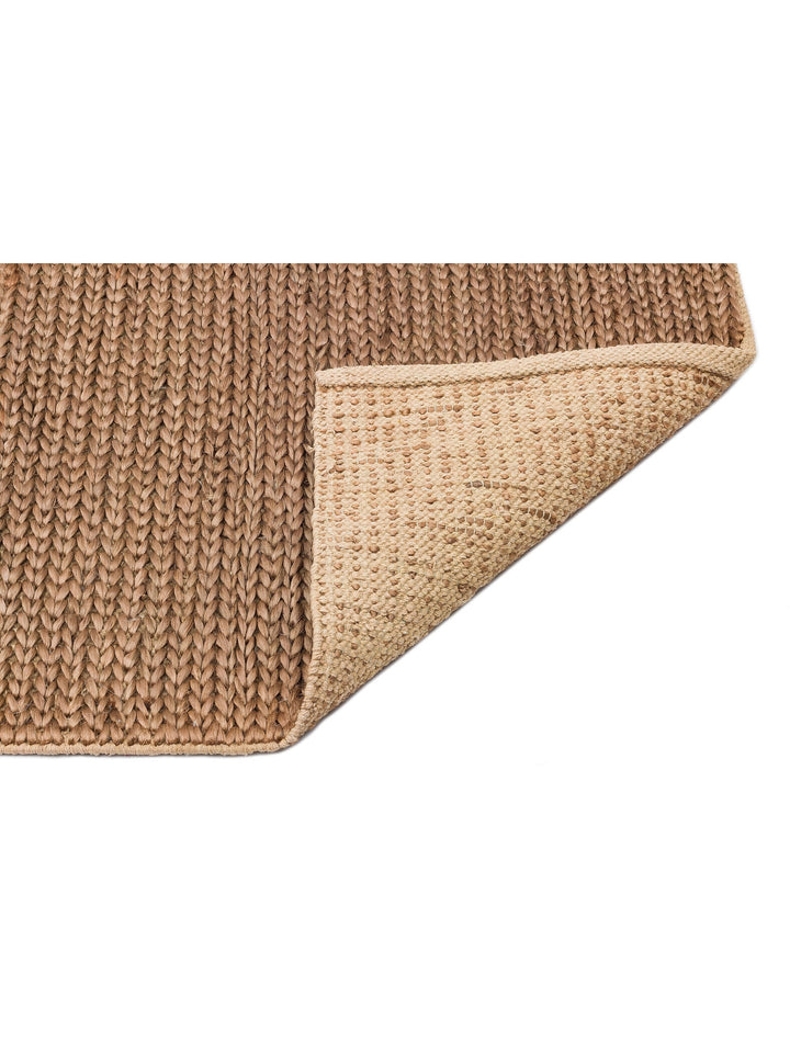 Baccarat Jüt %100 Naturel Oturma Odası Koridor Antre Mutfak Balkon El Dokuma Hasır Halı BAC BROWN-4 - Carpetdocia