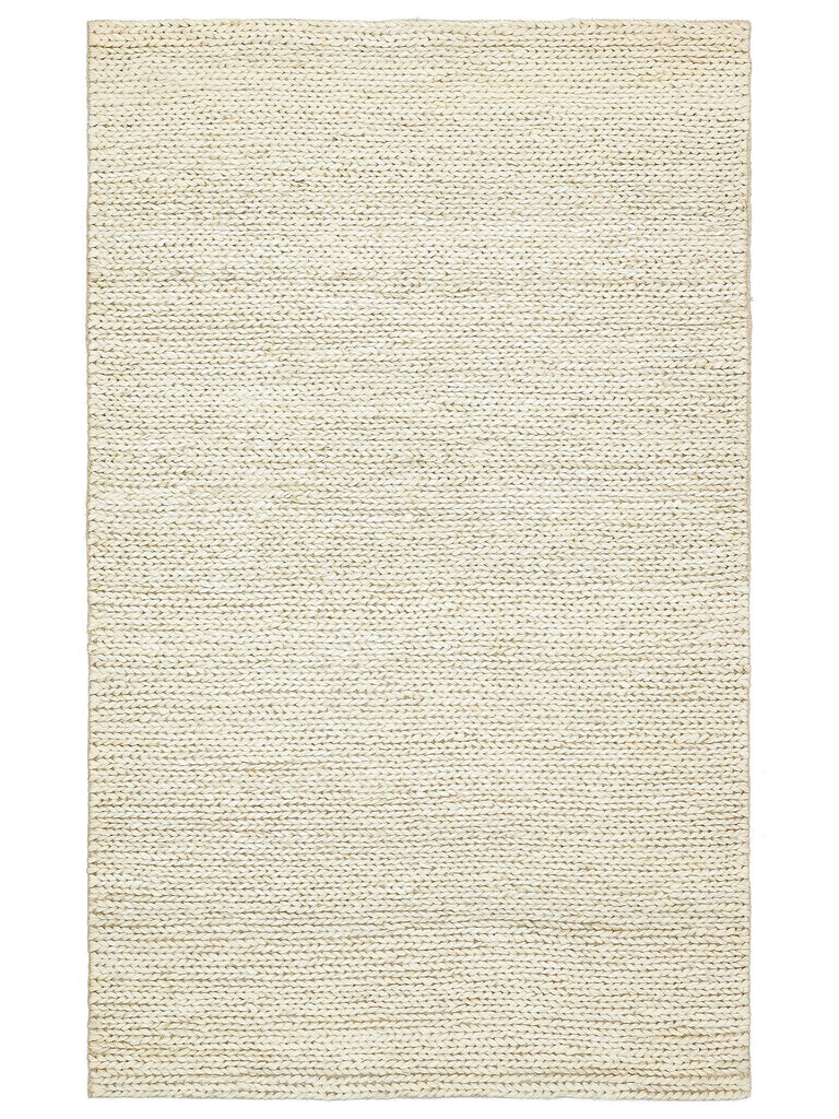 Baccarat Jüt %100 Naturel Oturma Odası Koridor Antre Mutfak Balkon El Dokuma Hasır Halı BAC WHITE
