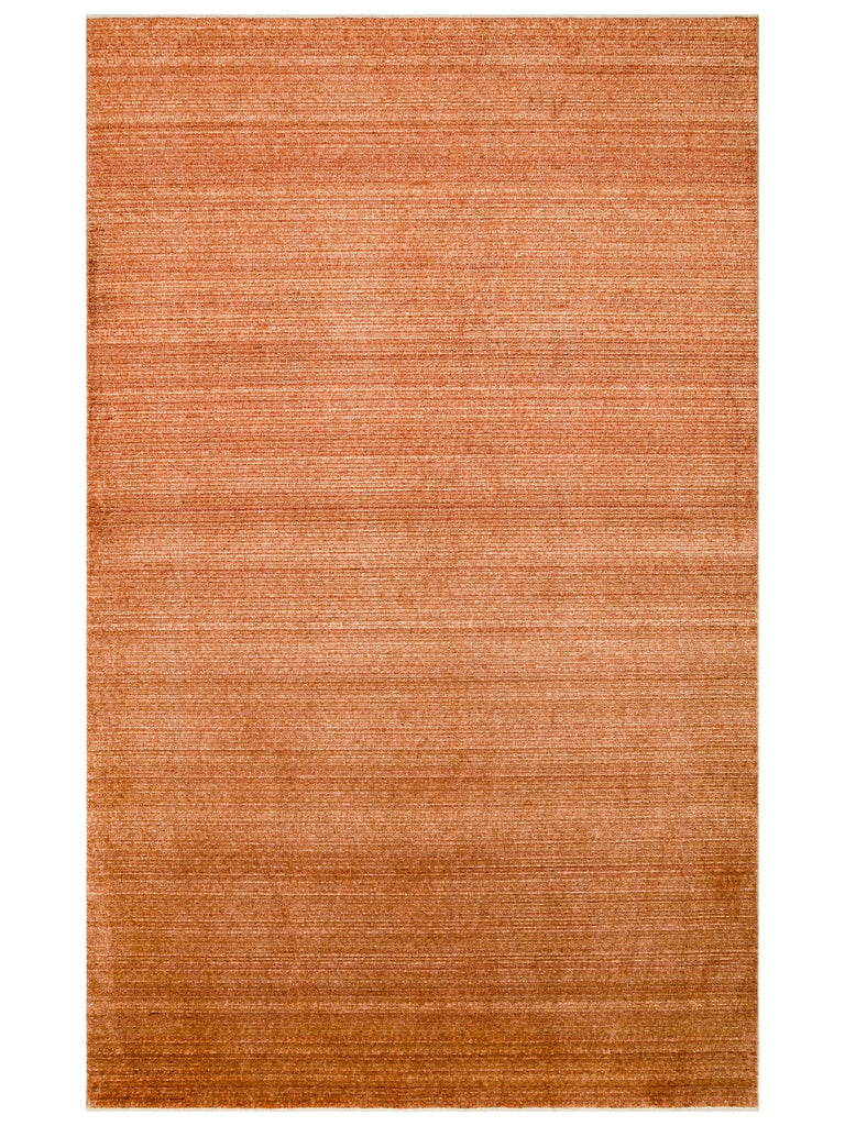 Brasilia Tensel El Emeğiyle Üretilen Modern Sade Şık Özel Kara Tezgah Halısı PLAIN TERRACOTTA