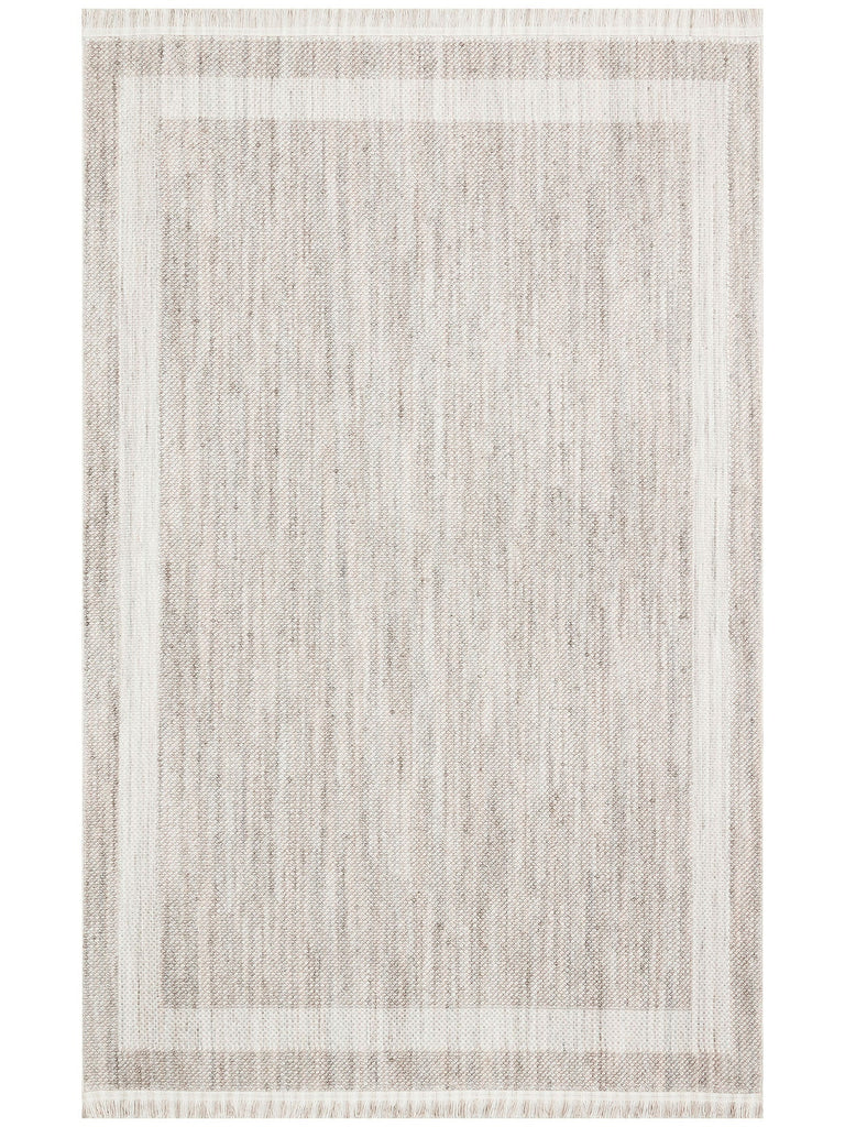 Comfy Modern Desenli Oturma Odası Koridor Antre Yatak Odası Örgü Dokuma Halı 05 GREY