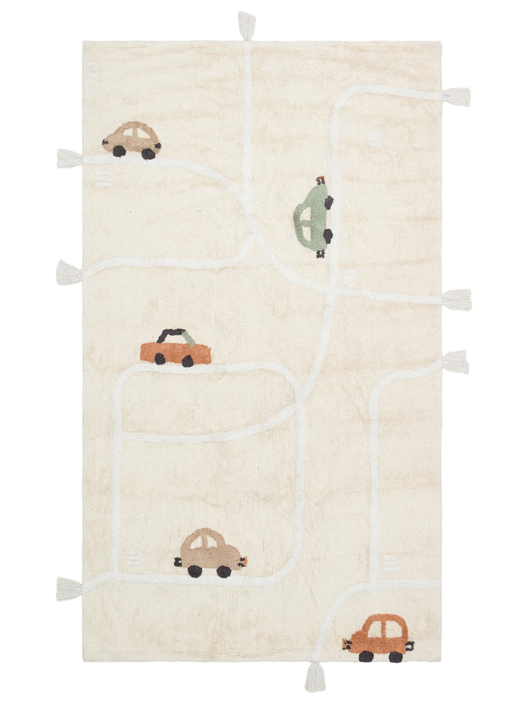 Cotton Baby %100 Naturel Pamuk Yıkanabilir Kaymaz Tabanlı Bebek Halısı 09 MULTY XXW