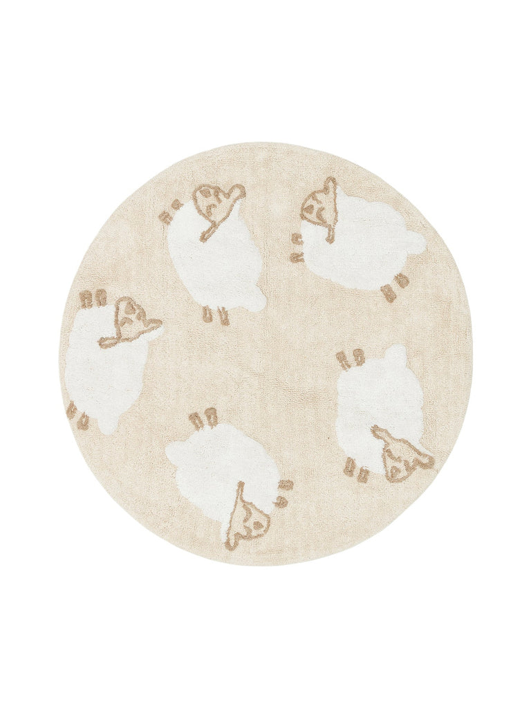 Cotton Baby %100 Naturel Pamuk Yıkanabilir Kaymaz Tabanlı Bebek Halısı 11 MULTY XXW Q