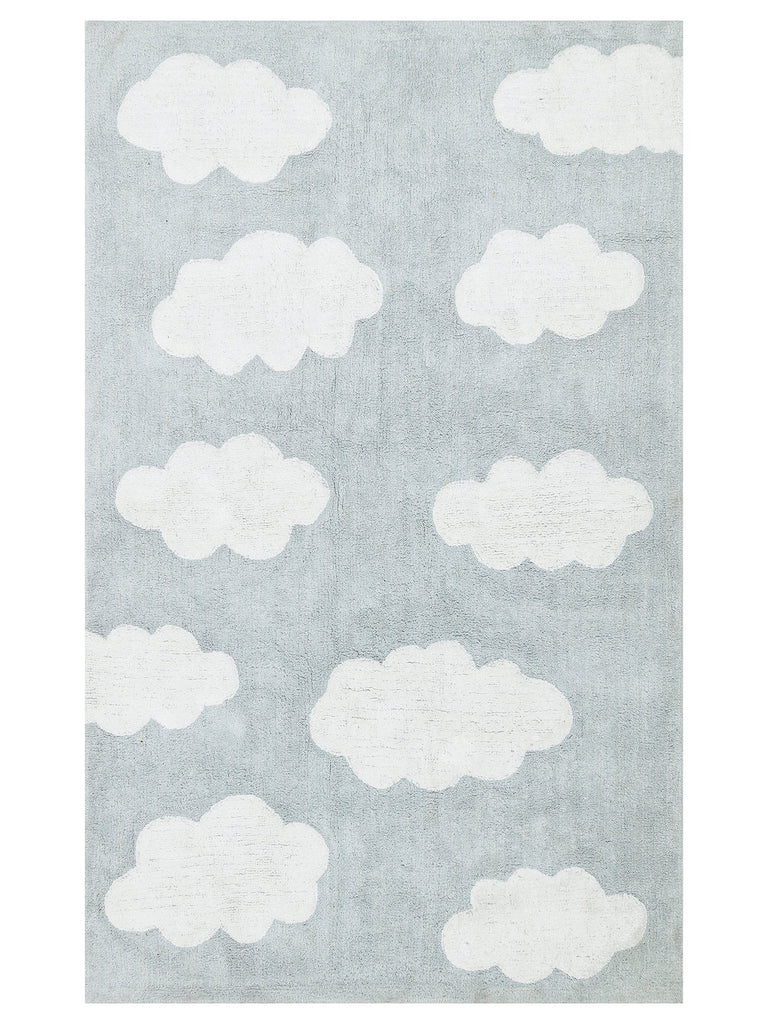 Cotton Baby %100 Naturel Pamuk Yıkanabilir Kaymaz Tabanlı Bebek Halısı 14 MULTY XXW
