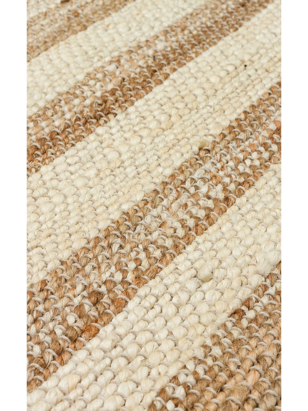 Crown Jüt %100 Naturel El Dokuma Oturma Odası Koridor Antre Mutfak Balkon Hasır Halı 11 NATWHIXW - Carpetdocia