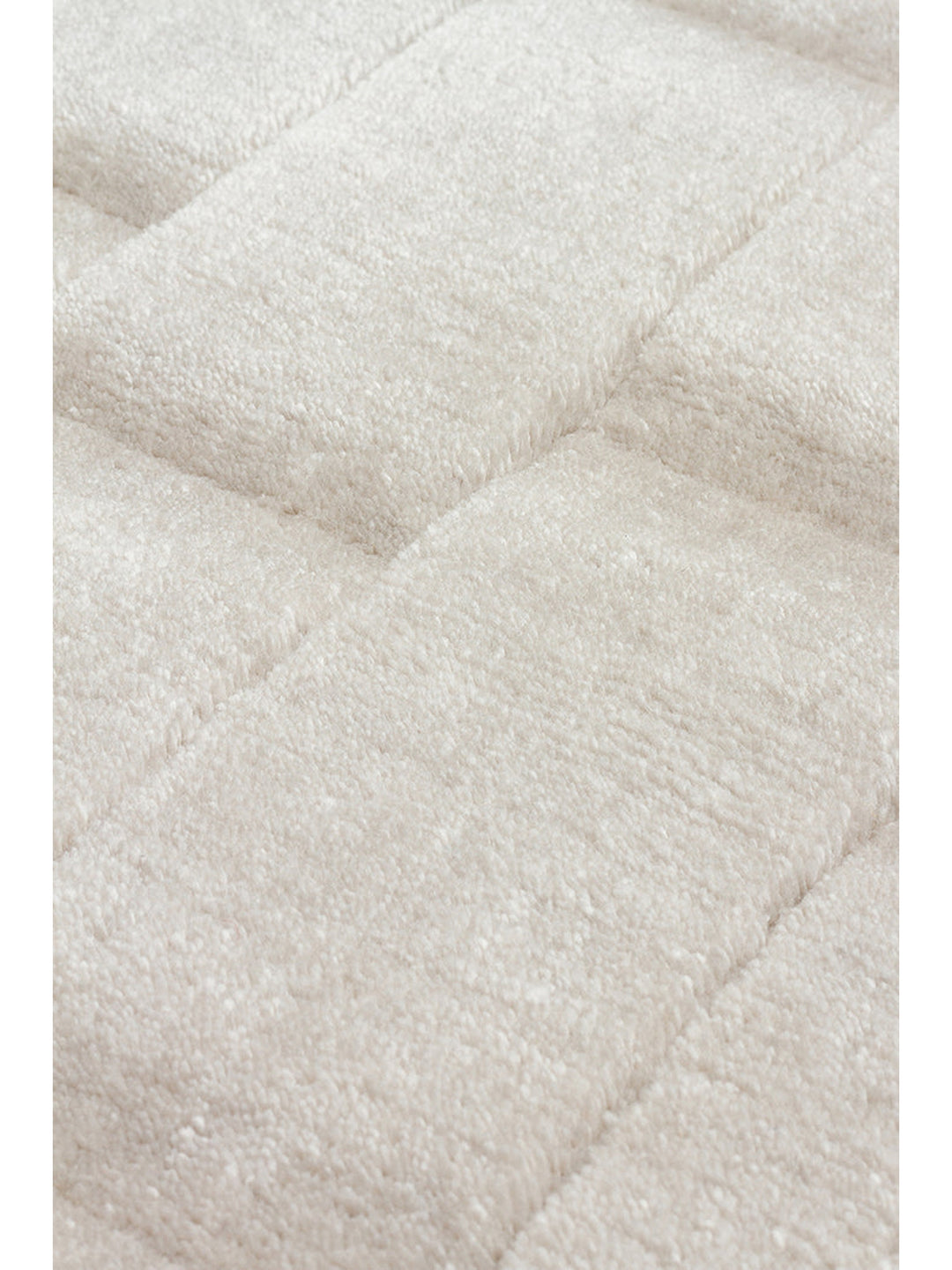 Fluffy Serisi 3D Oyma El Dokuma Salon Oturma Odası Yatak Odası Koridor Antre Modern Halı SILVER - Carpetdocia