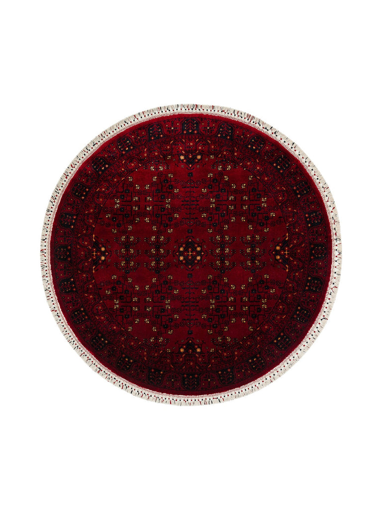 Kabul Afghan Yagcibedir Patterned Handcrafted Tensel Usak Carpet Produced on Special Looms 959 RED Q
