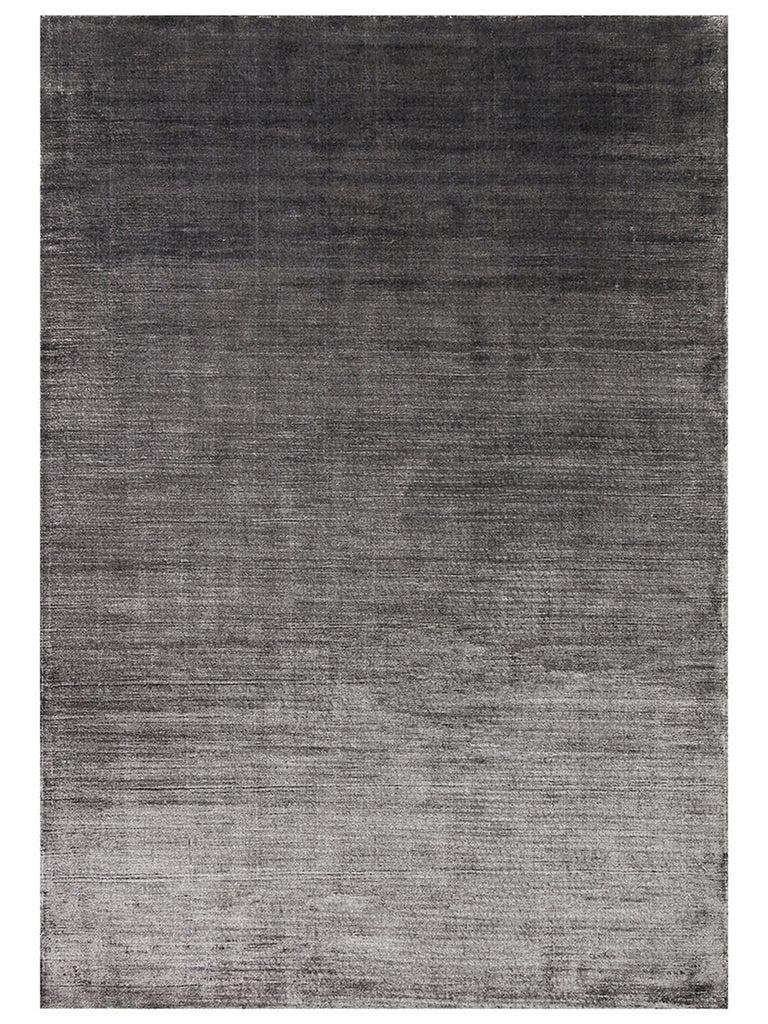 Mulberry Serisi %100 Rayon El Dokuma Parlak Modern Salon Oturma Odası Halı COAL