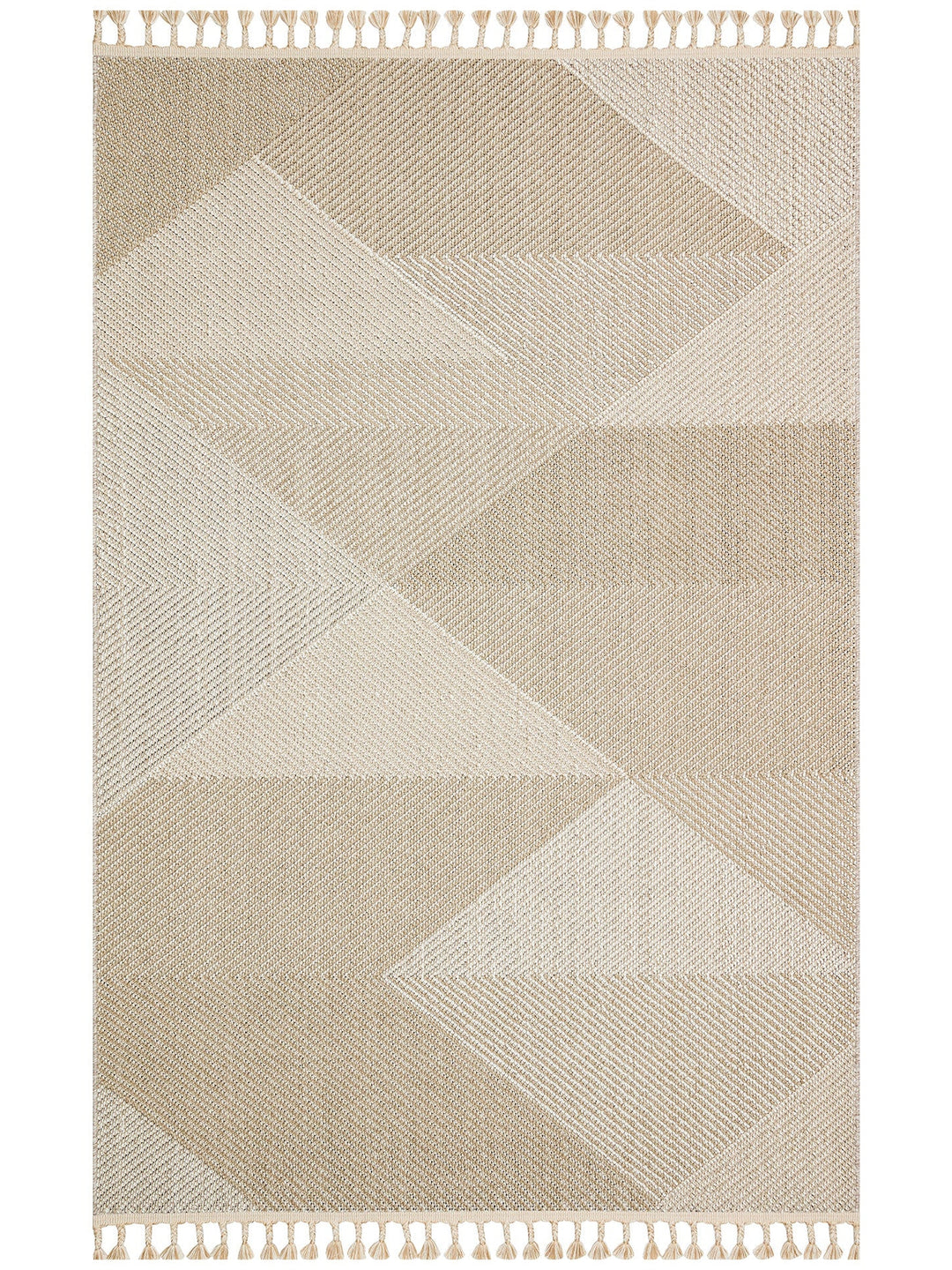 Ole Serisi Hasır Dokuma Oturma Odası Salon Koridor Antre Mutfak Modern İskandinav Halı 08 BEIGE - Carpetdocia