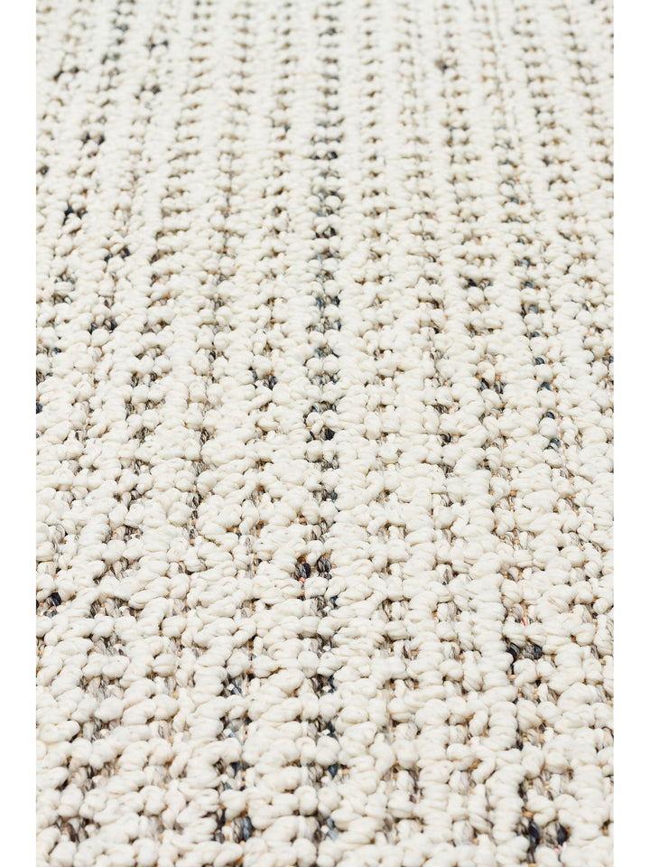 Ole Serisi Hasır Dokuma Oturma Odası Salon Koridor Antre Mutfak Modern İskandinav Halı 13 CREAM GREY - Carpetdocia