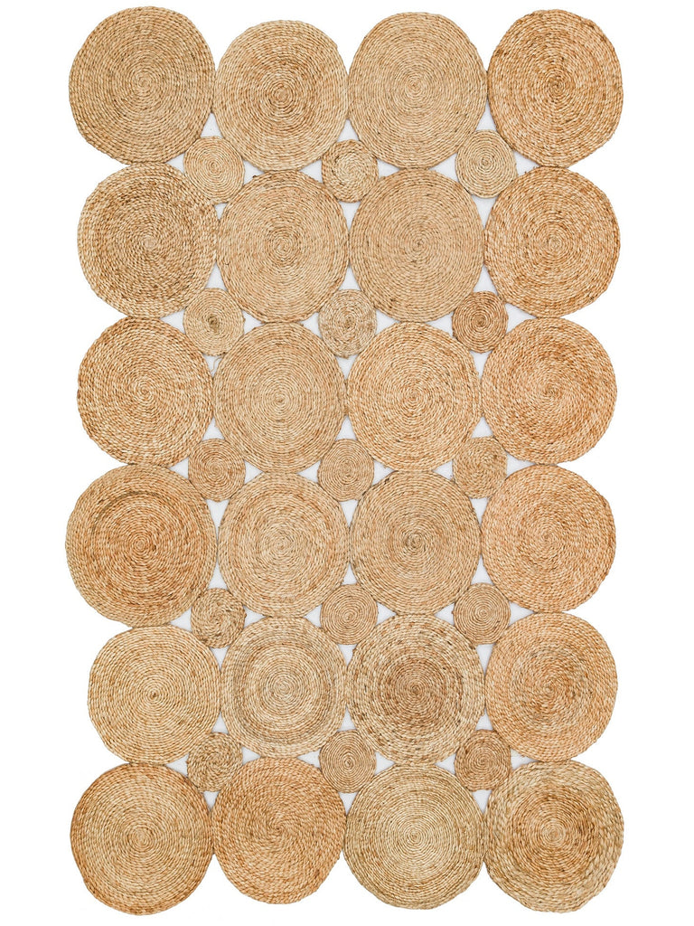 Only Jüt Yuvarlak ve Oval %100 Naturel Oturma Odası Antre Mutfak Balkon El Dokuma Halı CA104NATXW