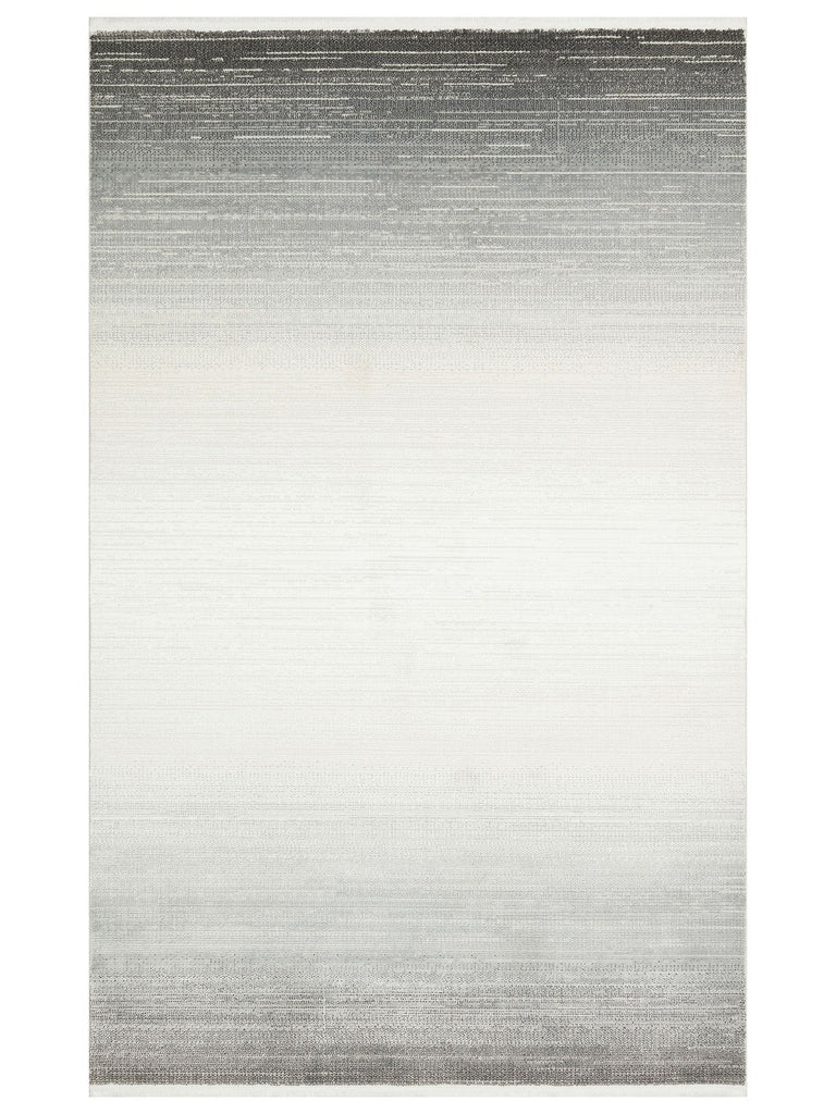 Pasific Serisi Eskitme Desenli Salon Oturma Odası Koridor Antre Modern Halı 16 CREAM GREY XW