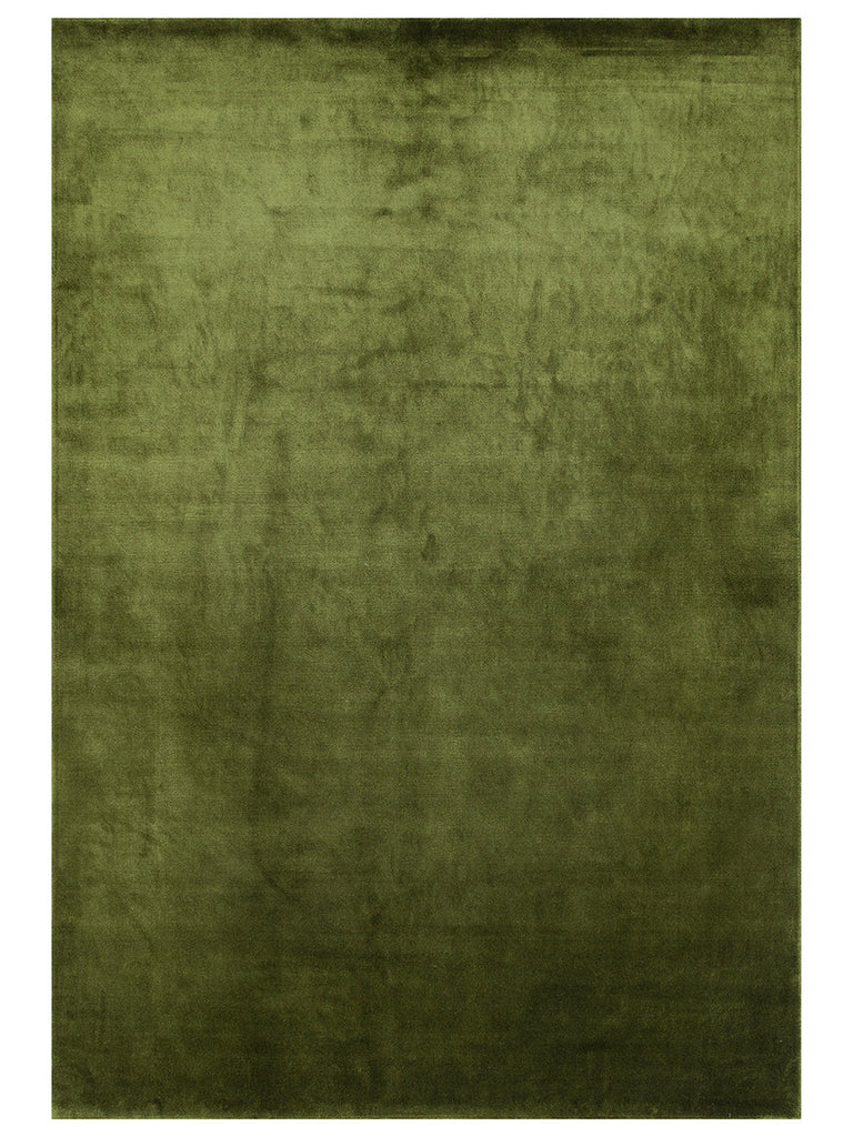Queen Series 100% Natural Viscose Shiny Modern Handmade Living Room Carpet MOSS
