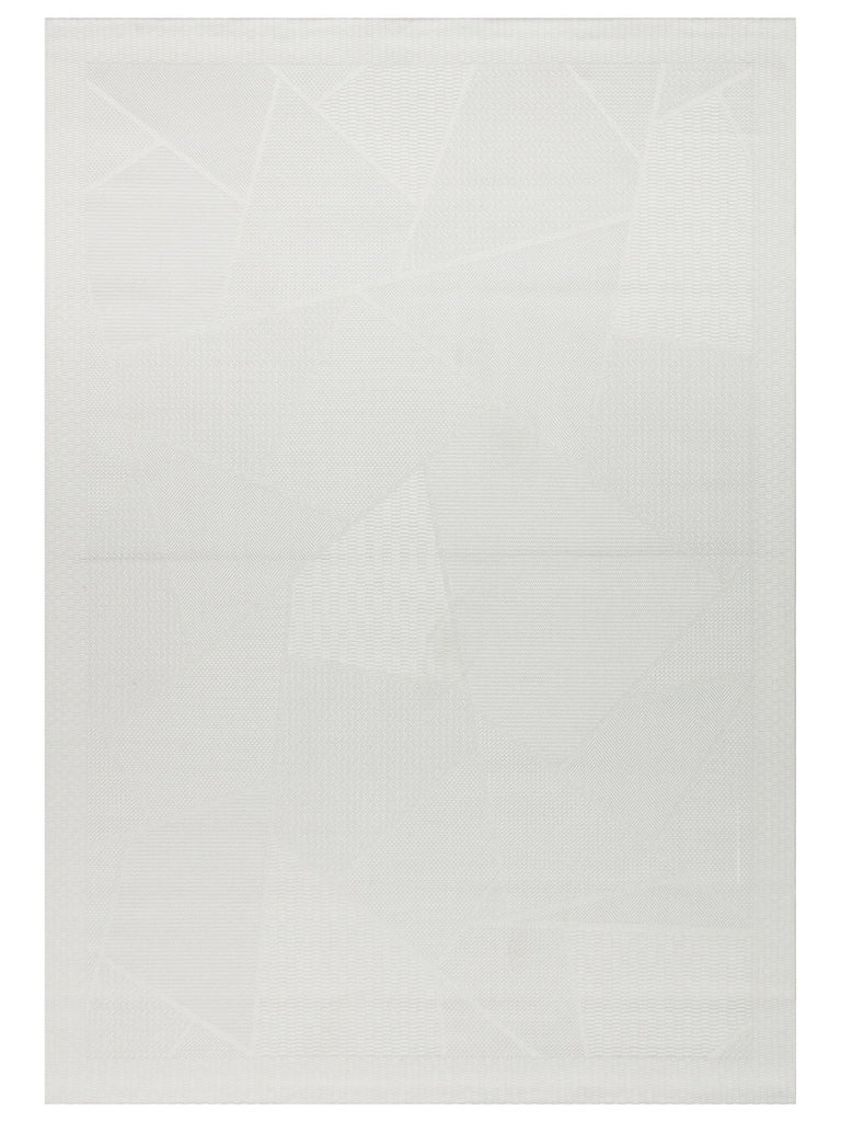 Resort Foldable and Washable Flat Woven Thin Carpet with Stylish Patterns LUX 01 GREY