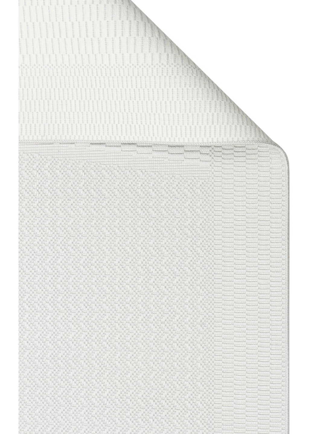 Resort Katlanabilir ve Yıkanabilir Şık Desenlere Sahip Düz Dokuma İnce Halı LUX 01 GREY - Carpetdocia