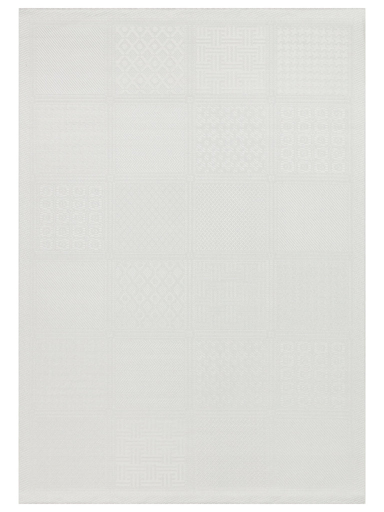 Resort Foldable and Washable Flat Woven Thin Carpet with Stylish Patterns LUX 02 GREY
