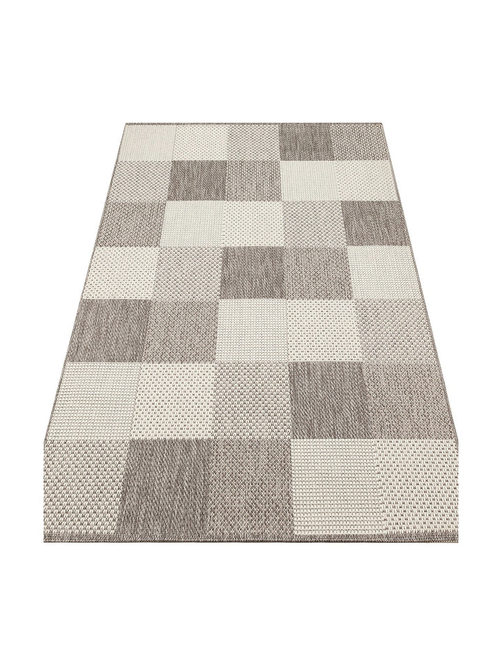 Resort Pamuklu Kaymaz Tabanlı Oturma Odası Koridor Antre Mutfak Şık Kilim 01 GREY - Carpetdocia