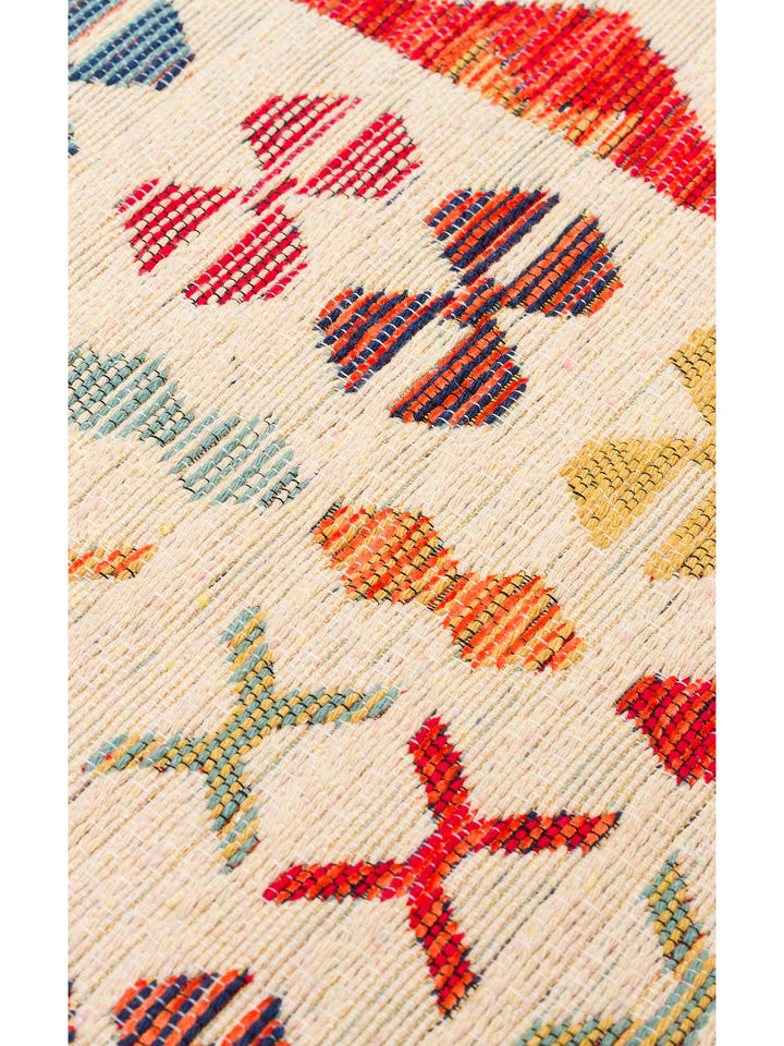 Rota Yıkanabilir, Çift Taraflı Kullanıma Uygun Yumuşak Tuşeli Otantik Kilim 08 LIGHT MULTY - Carpetdocia