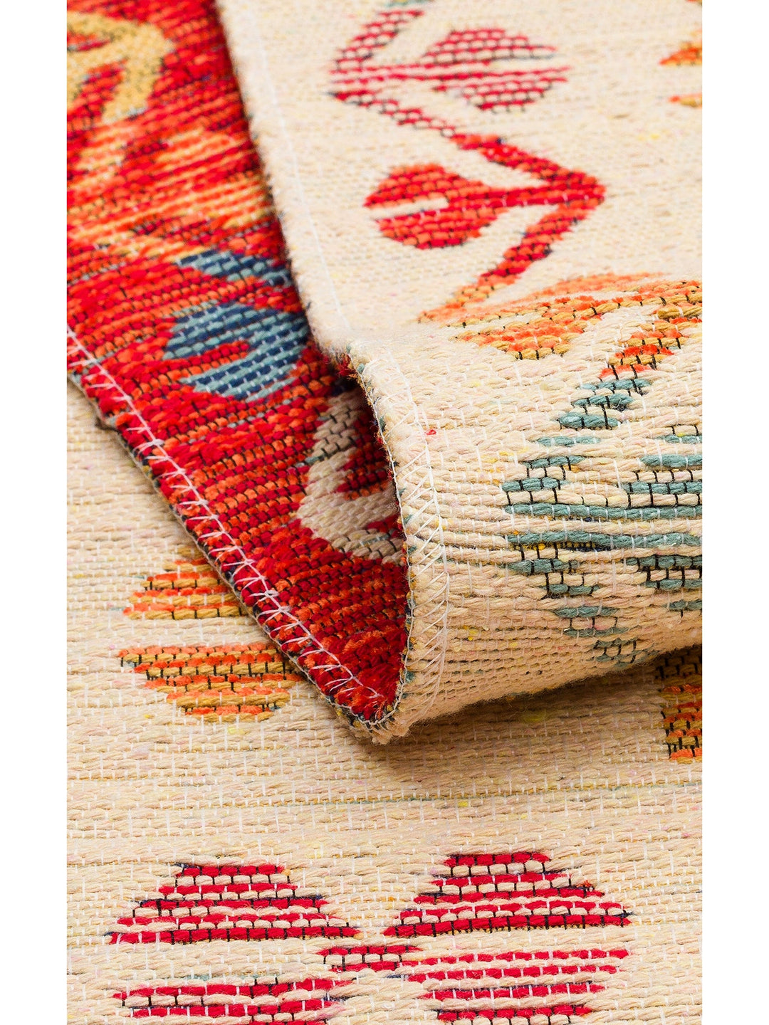 Rota Yıkanabilir, Çift Taraflı Kullanıma Uygun Yumuşak Tuşeli Otantik Kilim 08 LIGHT MULTY - Carpetdocia