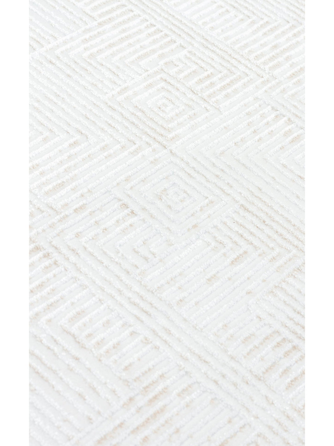 Smooth Yıkanabilir Kaymaz Parlak Oturma Odası Salon Koridor İnce Dokuma Modern Halı 109 CREAM BEIGE - Carpetdocia