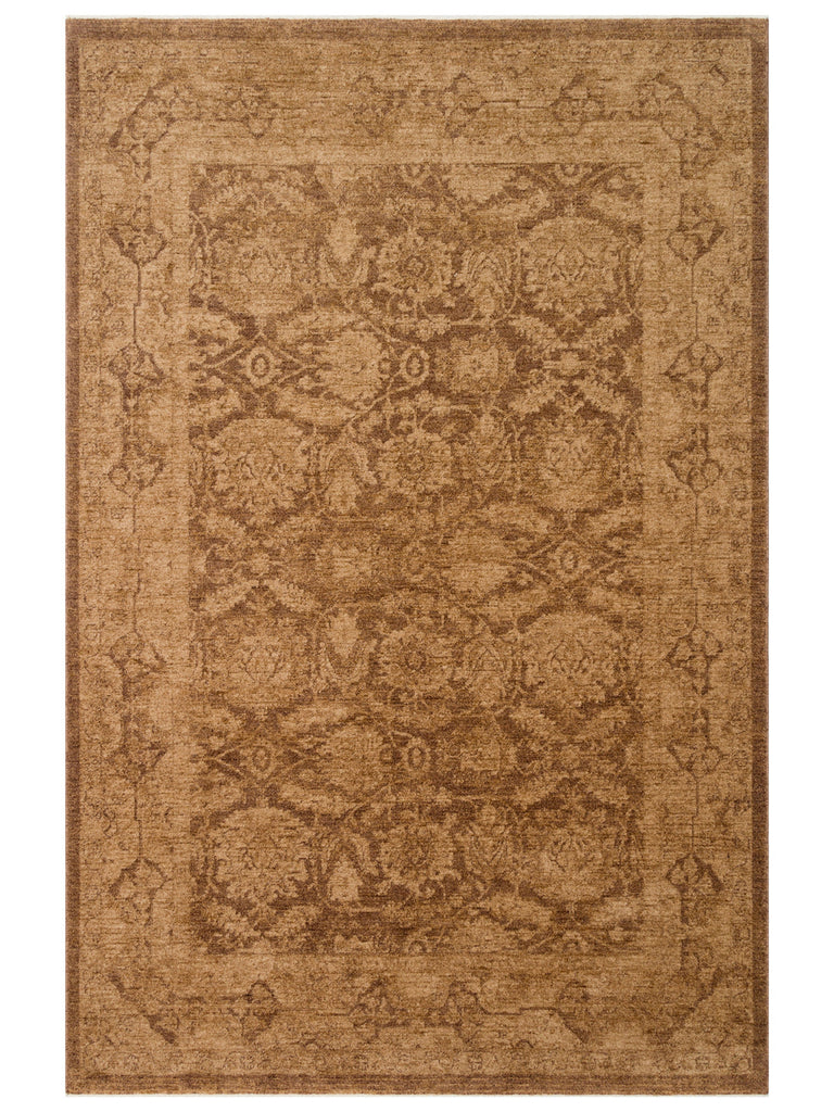 Tebriz Serisi Vintage Eskitme Desenli Modern Yumuşak Dokulu Halı 01 BEIGE