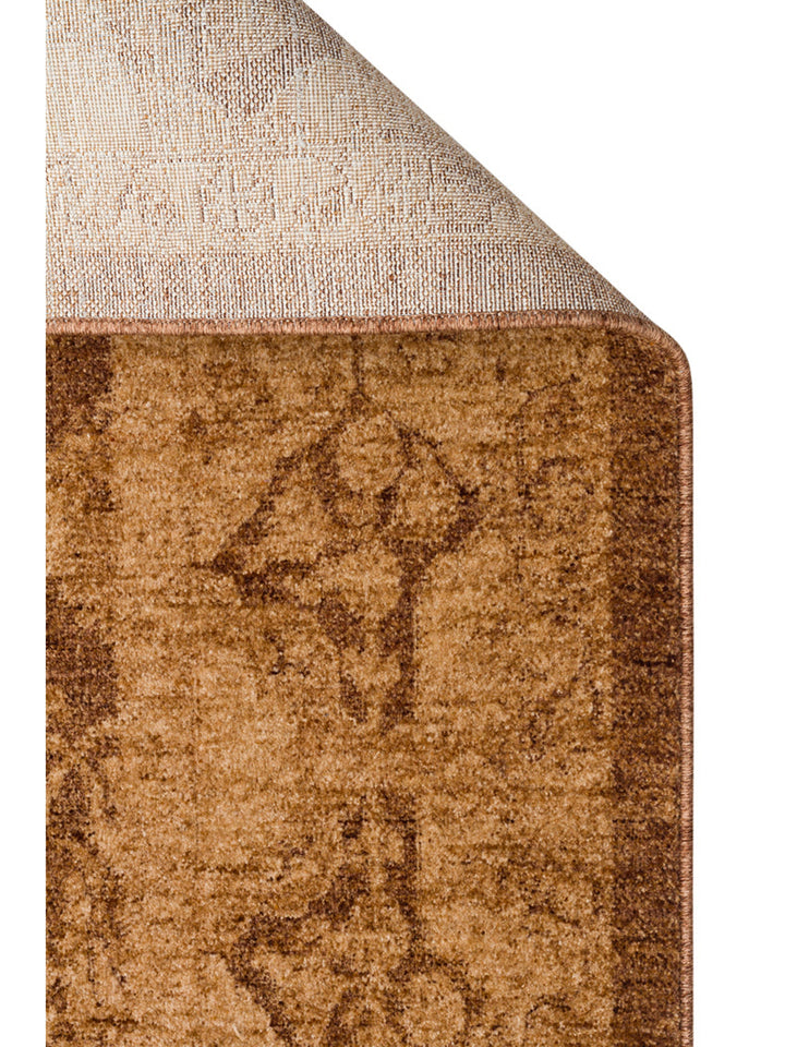 Tebriz Serisi Vintage Eskitme Desenli Modern Yumuşak Dokulu Halı 01 BEIGE