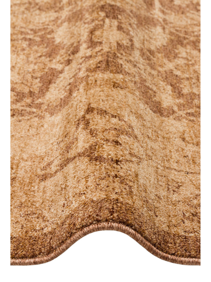 Tebriz Serisi Vintage Eskitme Desenli Modern Yumuşak Dokulu Halı 01 BEIGE