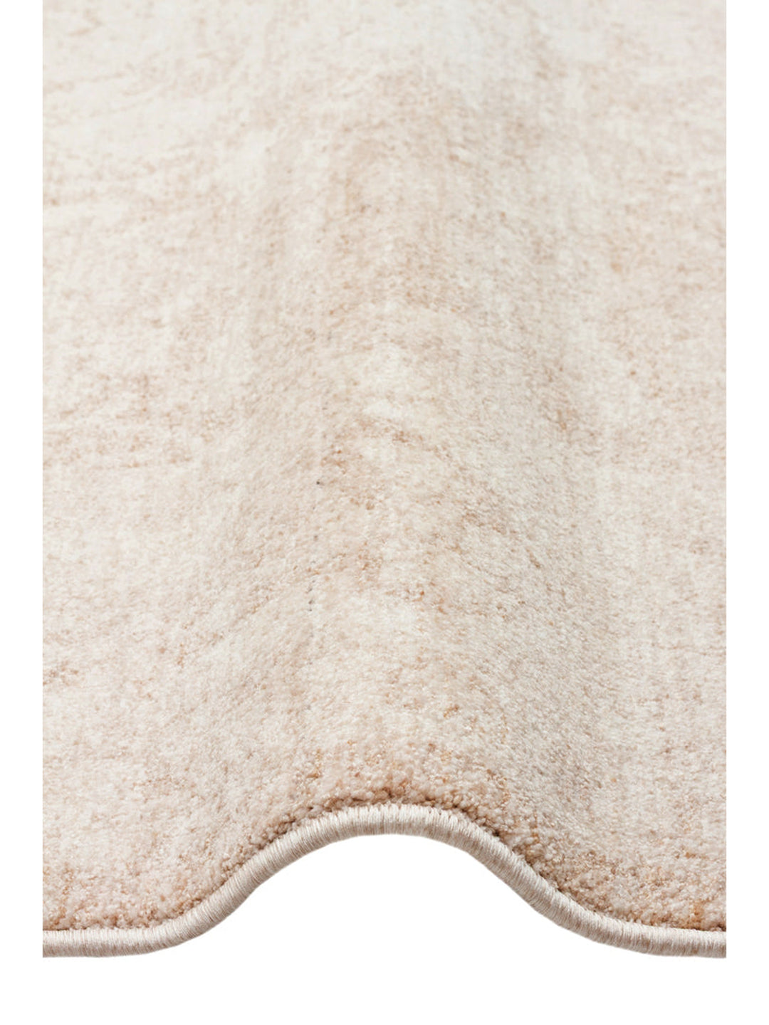 Tebriz Serisi Vintage Eskitme Desenli Modern Yumuşak Dokulu Halı 01 CREAM
