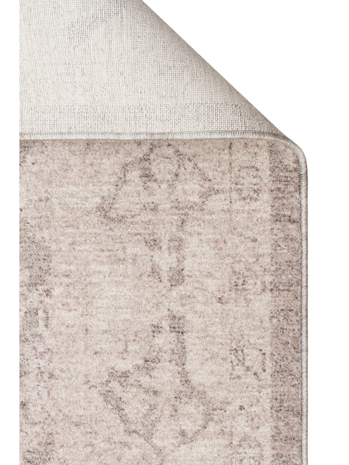 Tebriz Serisi Vintage Eskitme Desenli Modern Yumuşak Dokulu Halı 01 GREY