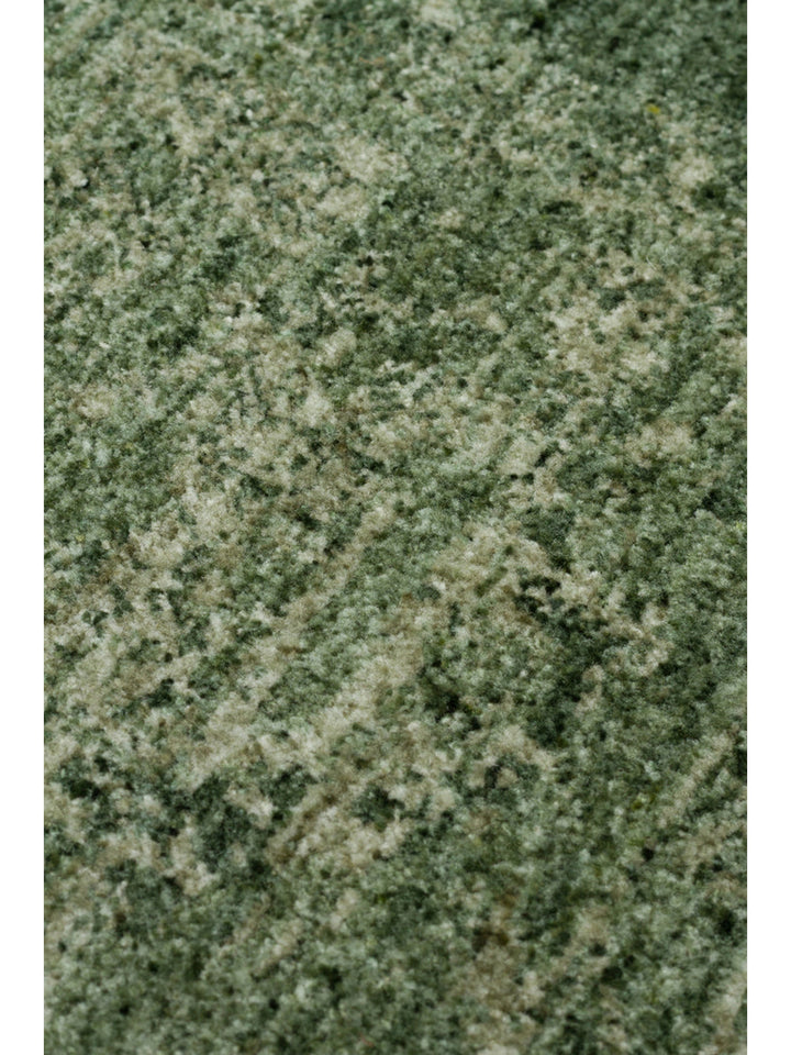 Tebriz Serisi Vintage Eskitme Desenli Modern Yumuşak Dokulu Halı 02 GREEN