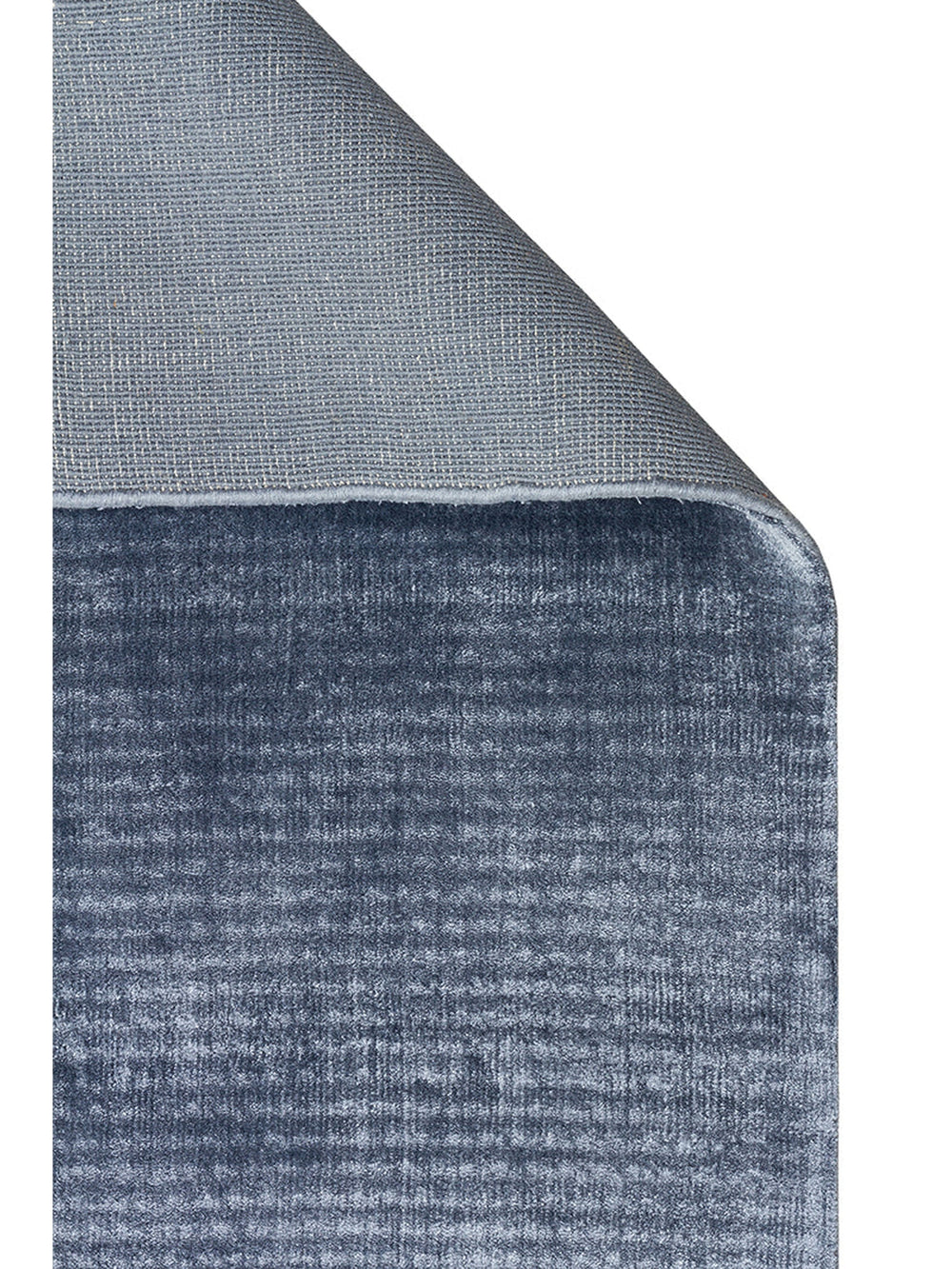 Victoria Serisi %100 Naturel Viskon El Dokuma Sade Modern Salon Oturma Odası Yatak Odası Halı BLUE - Carpetdocia