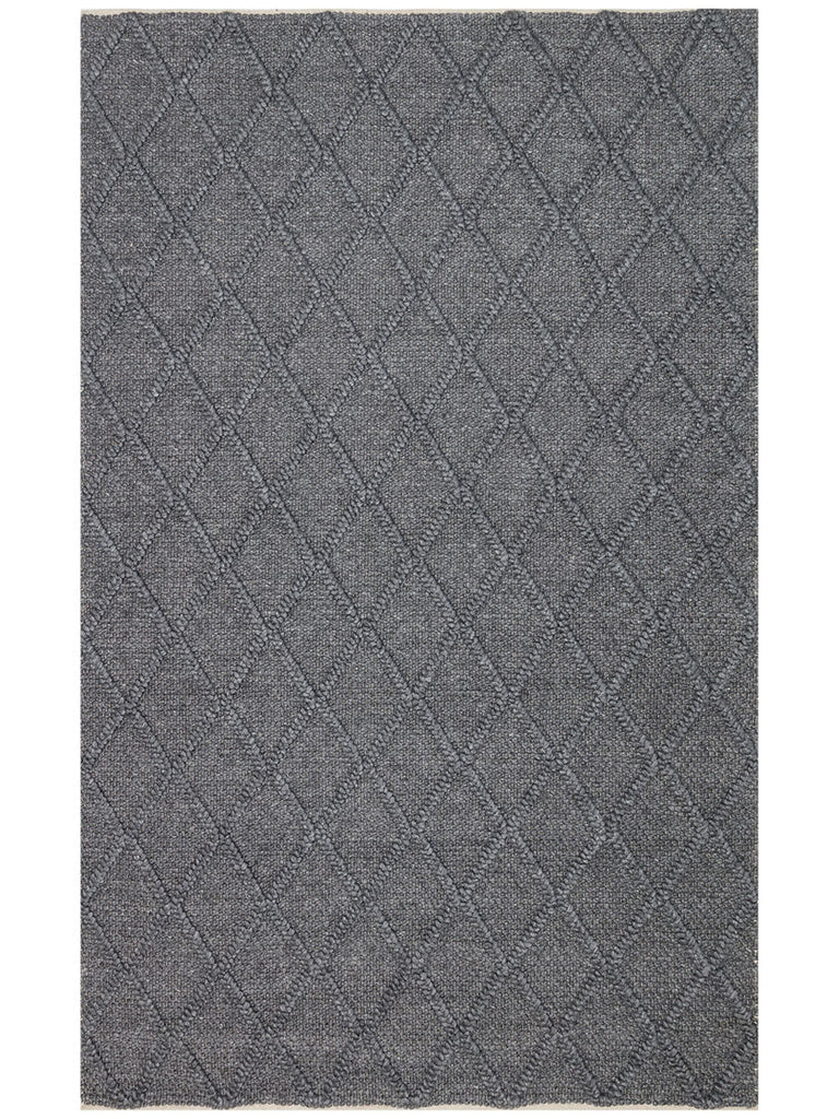 Woolstar 100% Natural Sweater Patterned Living Room Hallway Entrance Hand Woven Knitted Carpet DIAMONDANT