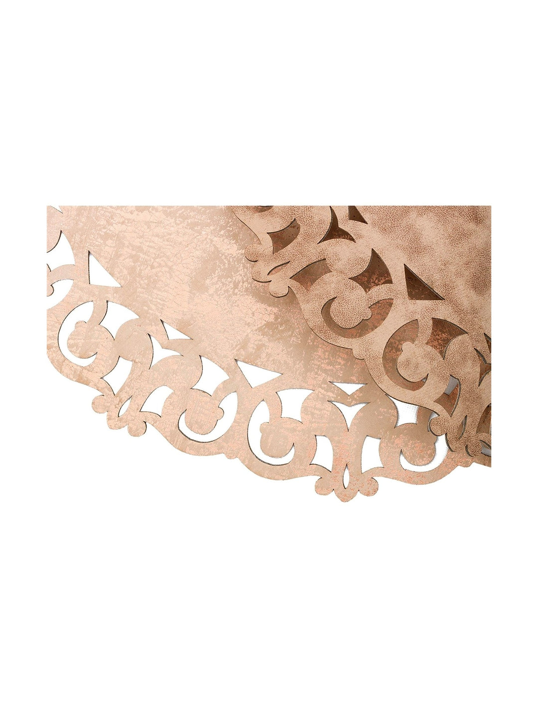 Engraving Classic and Modern Processing and Carving Shiny Bordered Artificial Leather Carpet 05 BEIGE COPPER Q