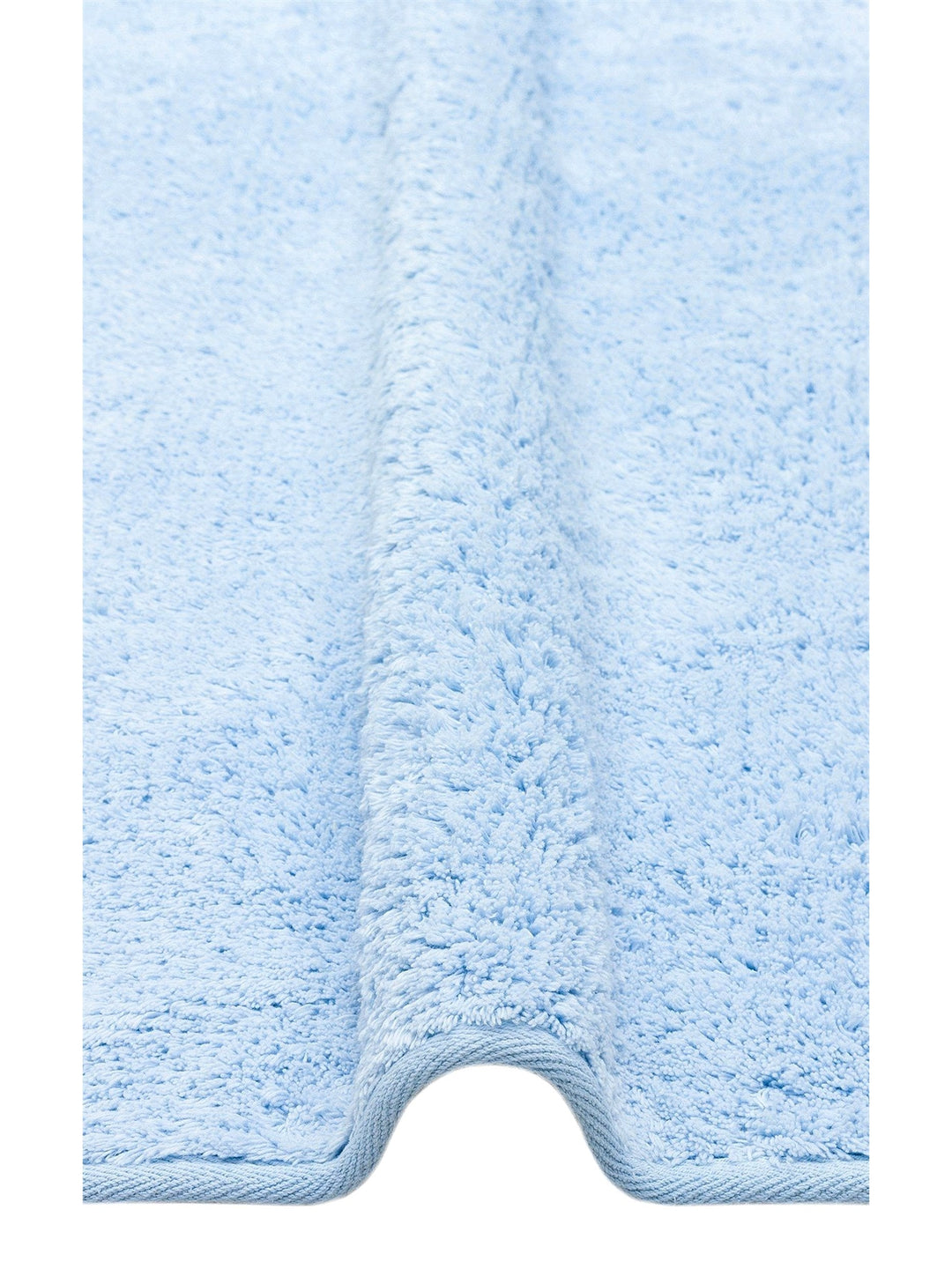 Cotton Baby 100% Natural Cotton Washable Non-Slip Based Baby Rug PLAIN BLUE Q