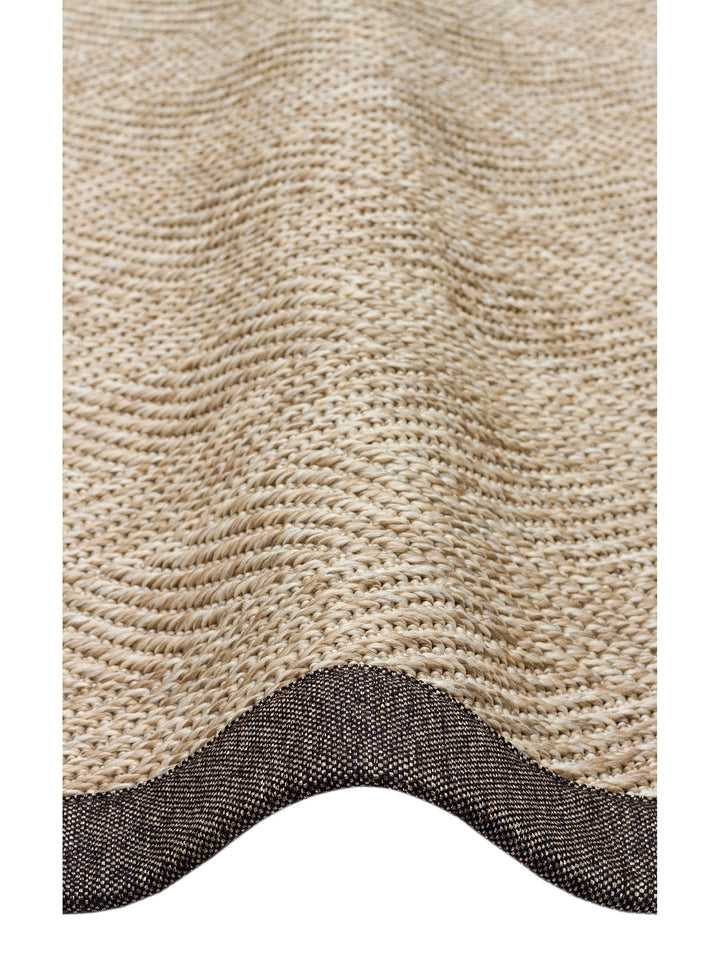 Dream Bordered, Lint-Free, Easy-to-Clean Sisal Carpet Suitable for Indoor and Outdoor Use 2704LBBDMIX