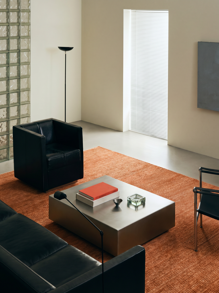 Brasilia El Emeğiyle Üretilen Modern Sade Şık TENCEL™ Özel Kara Tezgah Halısı PLAIN TERRACOTTA