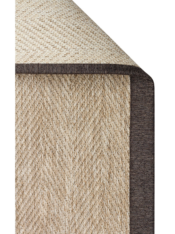 Dream Bordered, Lint-Free, Easy-to-Clean Sisal Carpet Suitable for Indoor and Outdoor Use 2704LBBDMIX