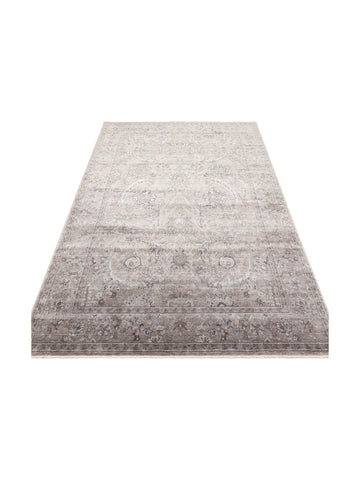 Çırağan %100 Naturel Özel Işıltılı El Emeği ile Özel Tezgahlarda Üretilen TENCEL™ Uşak Halısı 07SMGR - Carpetdocia