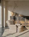 Coffee %100 Naturbelassener Hanf-Wohnzimmer-Salon-Flur-Eingangsbereich-Schlafzimmer gewebter Teppich PLAIN GREY