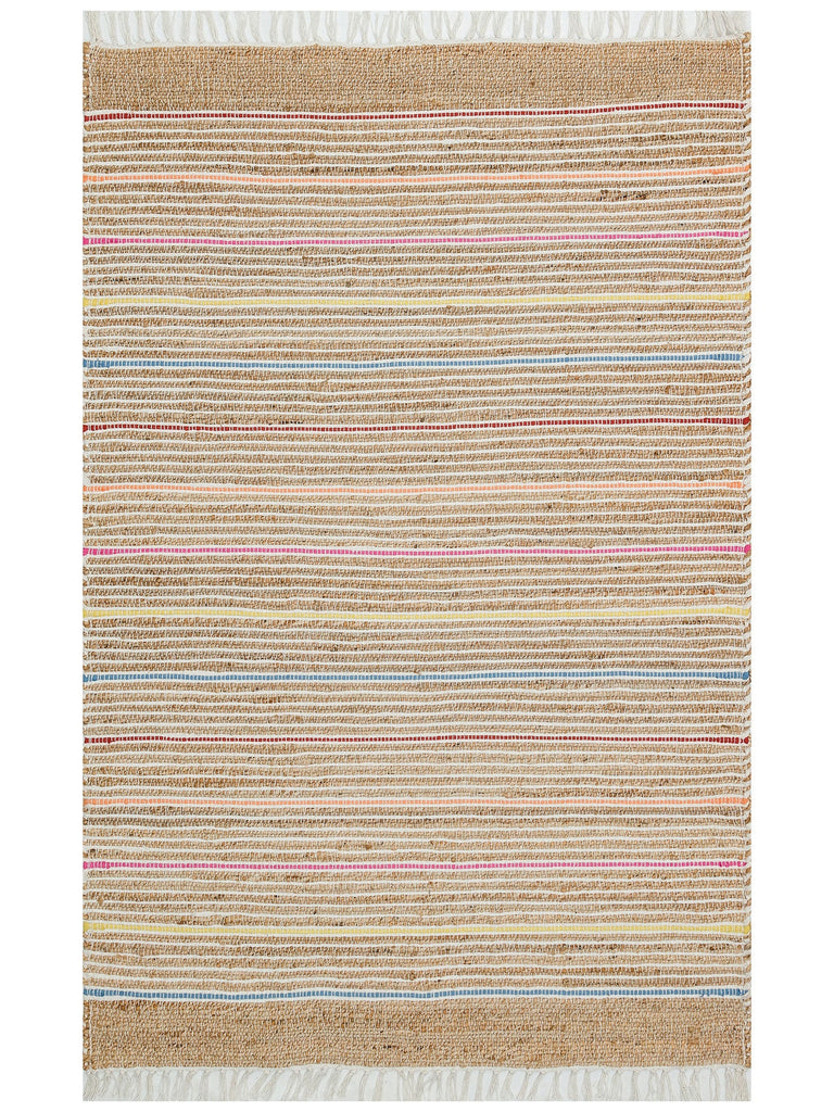 Crown Jüt %100 Naturel El Dokuma Oturma Odası Koridor Antre Mutfak Balkon Hasır Halı 05 NAT.MULTY