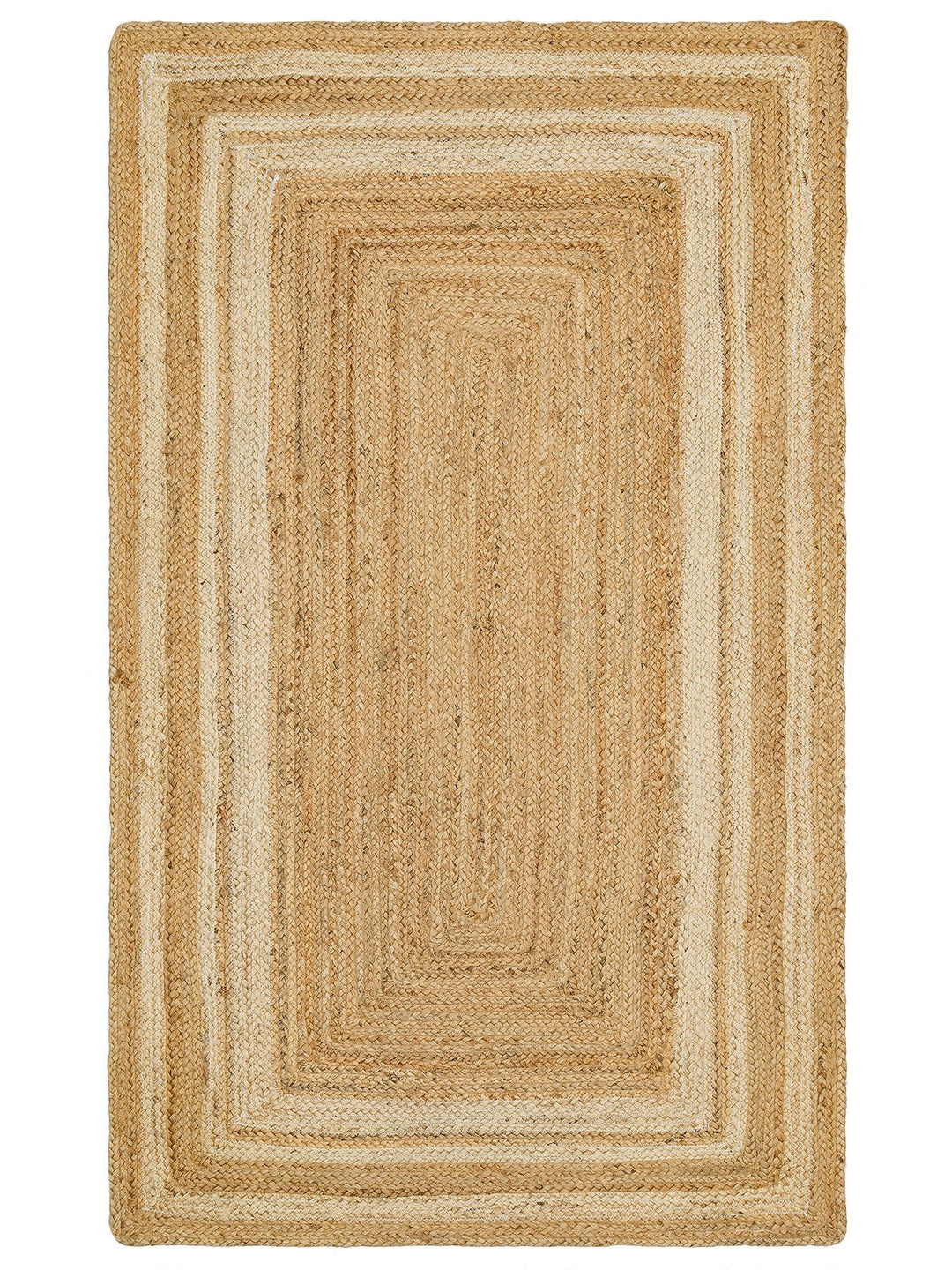 Crown Jüt %100 Naturel El Dokuma Oturma Odası Koridor Antre Mutfak Balkon Hasır Halı 10 NATURALWHIXW - Carpetdocia