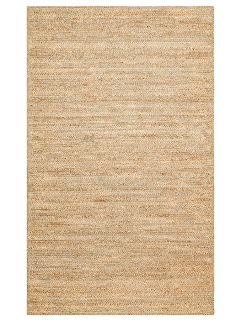 Crown Jüt %100 Naturel El Dokuma Oturma Odası Koridor Antre Mutfak Balkon Hasır Halı 12 NATURAL