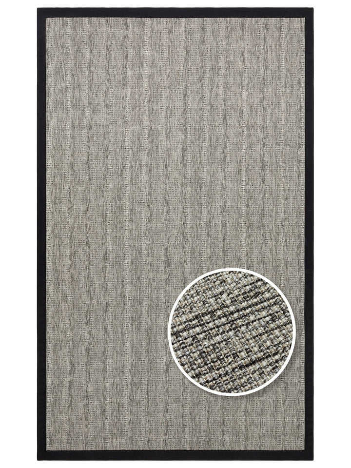 Dream Bordered Indoor and Outdoor Use Lint-Free Easy-to-Clean Sisal Carpet 2705GBB