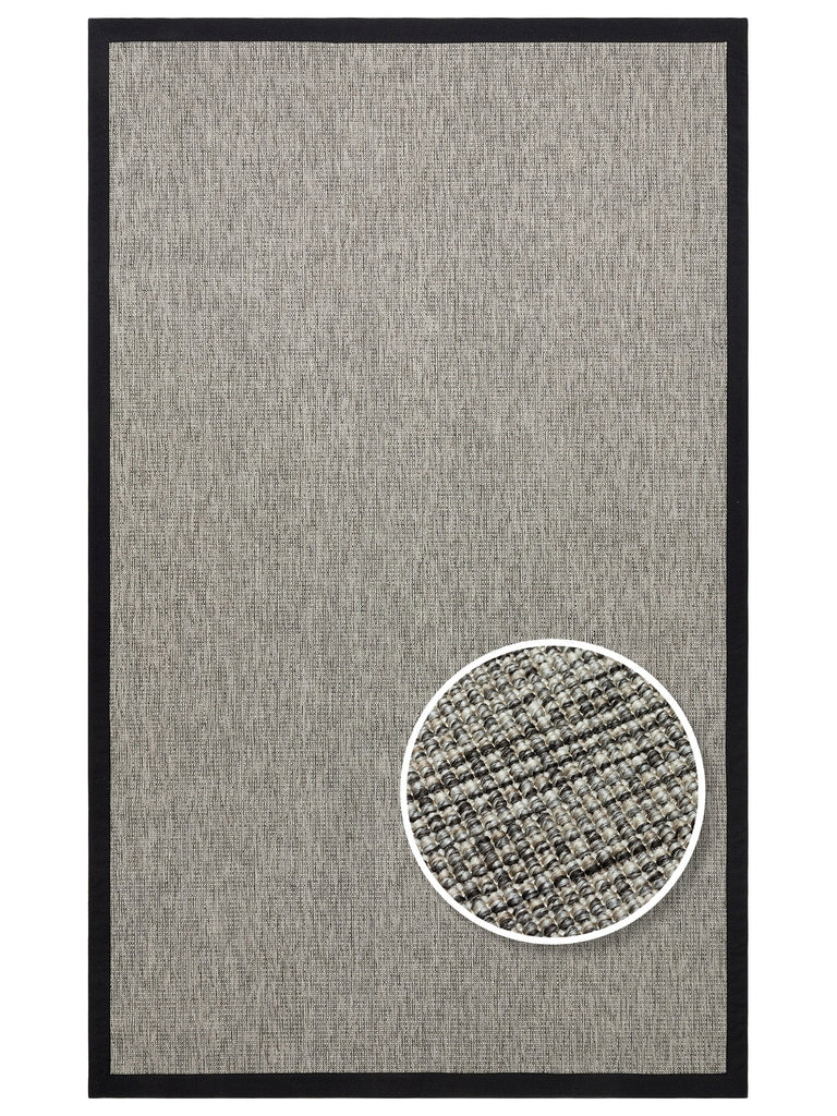 Dream Bordered Indoor and Outdoor Use Lint-Free Easy-to-Clean Sisal Carpet 2705GBB