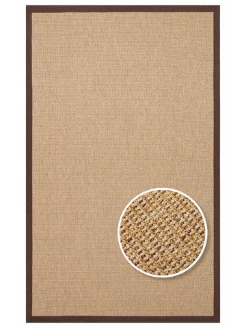 Dream Bordürlü İç ve Dış Mekan Kullanımına Uygun Hav Vermeyen Kolay Temizlenebilir Sisal Halı 2702GB - Carpetdocia
